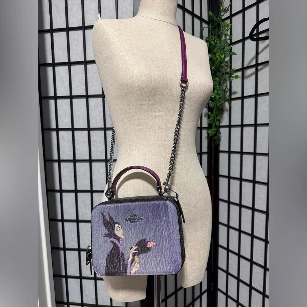 Disney x Coach Maleficent Box Crossbody bag - Picture 3 of 11